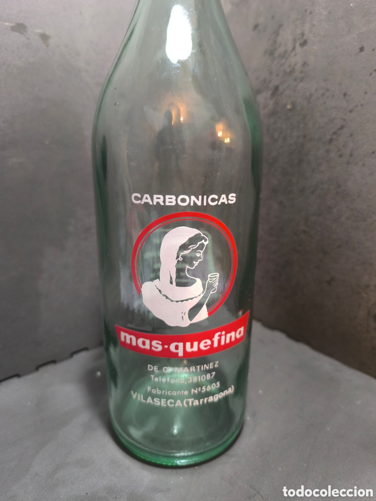 Antig&uuml;edades: Botella antigua de gaseosa
