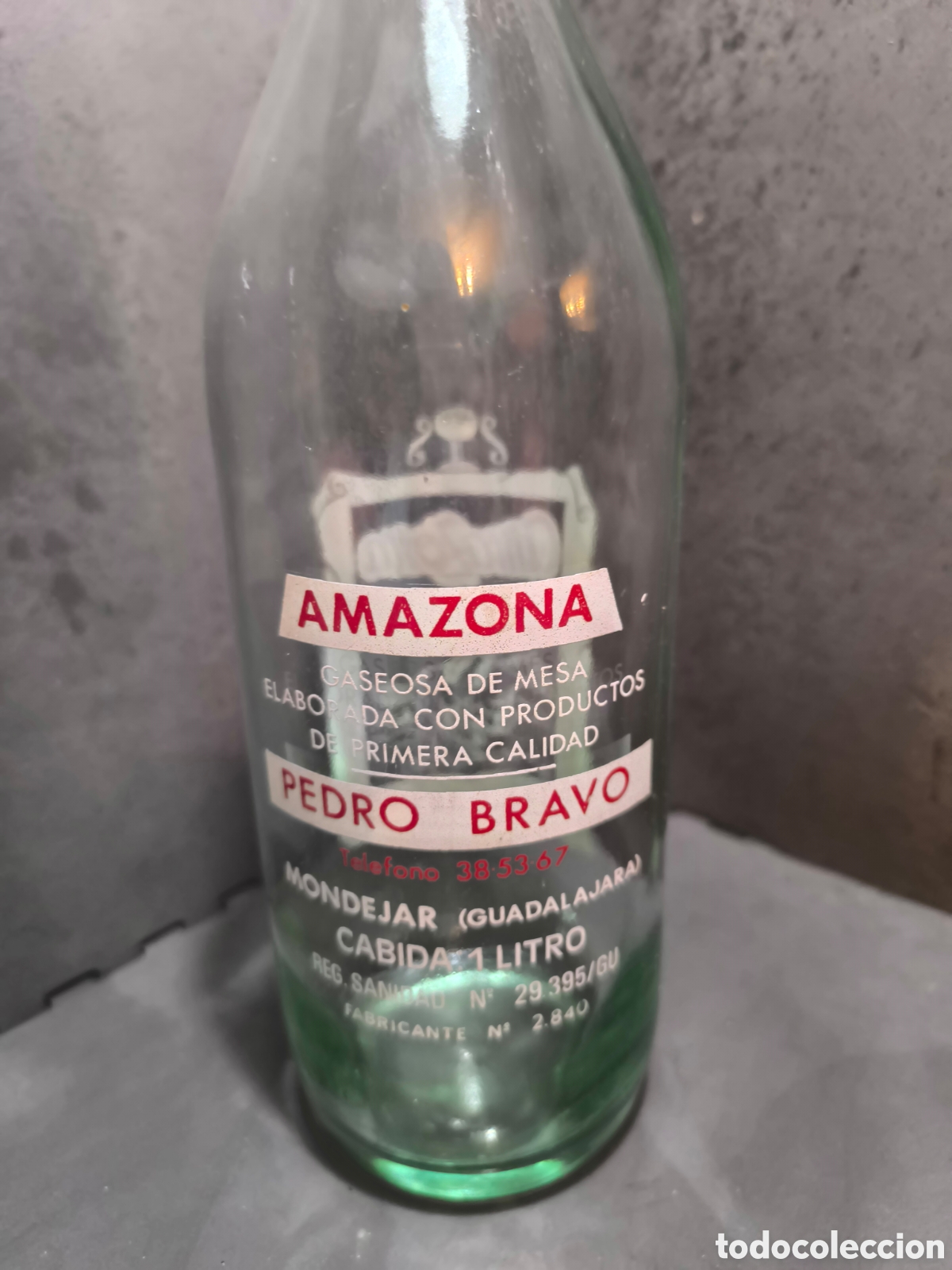 Antig&uuml;edades: Botella antigua de gaseosa - Foto 2