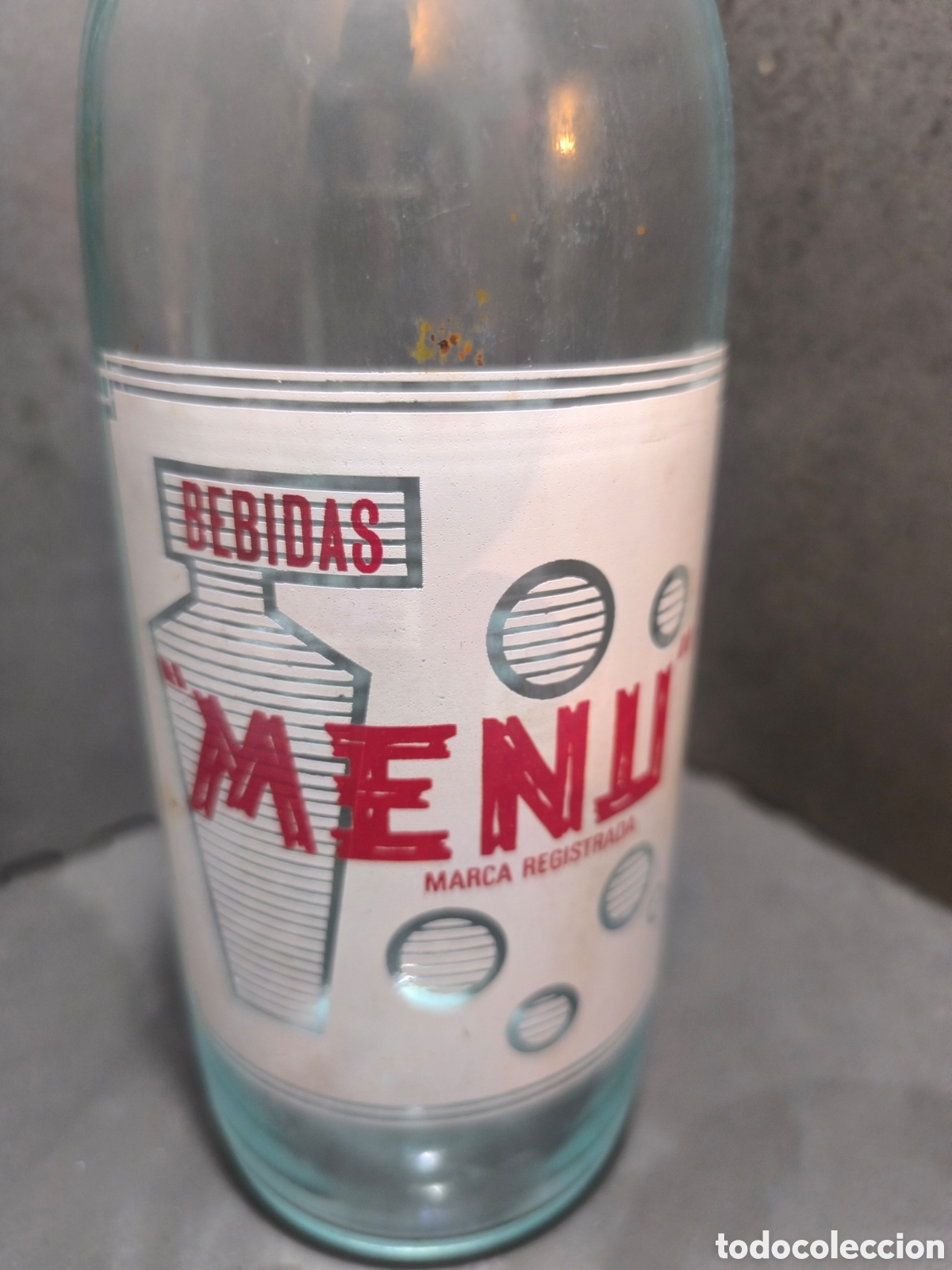 Antig&uuml;edades: Botella de gaseosa antigua - Foto 2