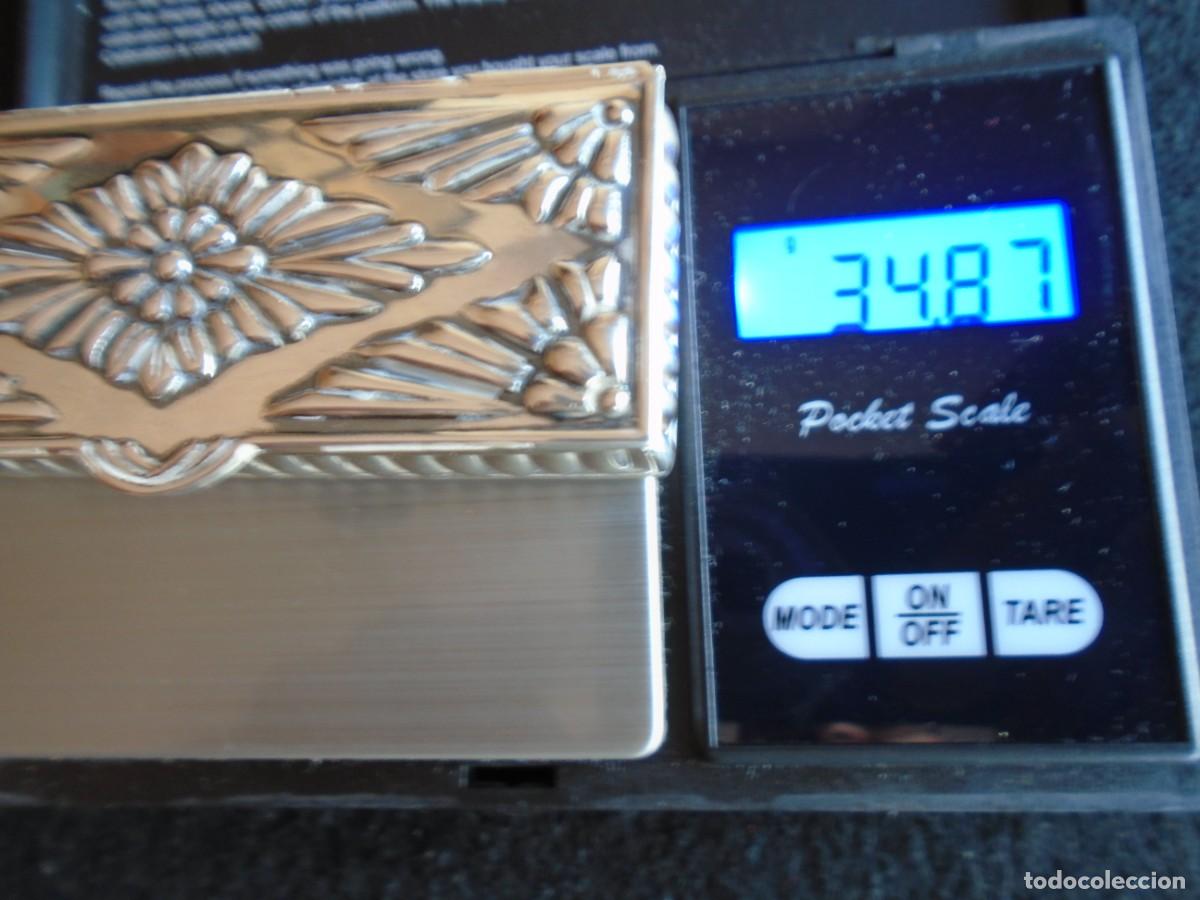 Antig&uuml;edades: (PIT-260901)PASTILLERO DE PLATA REPUJADA - Foto 10