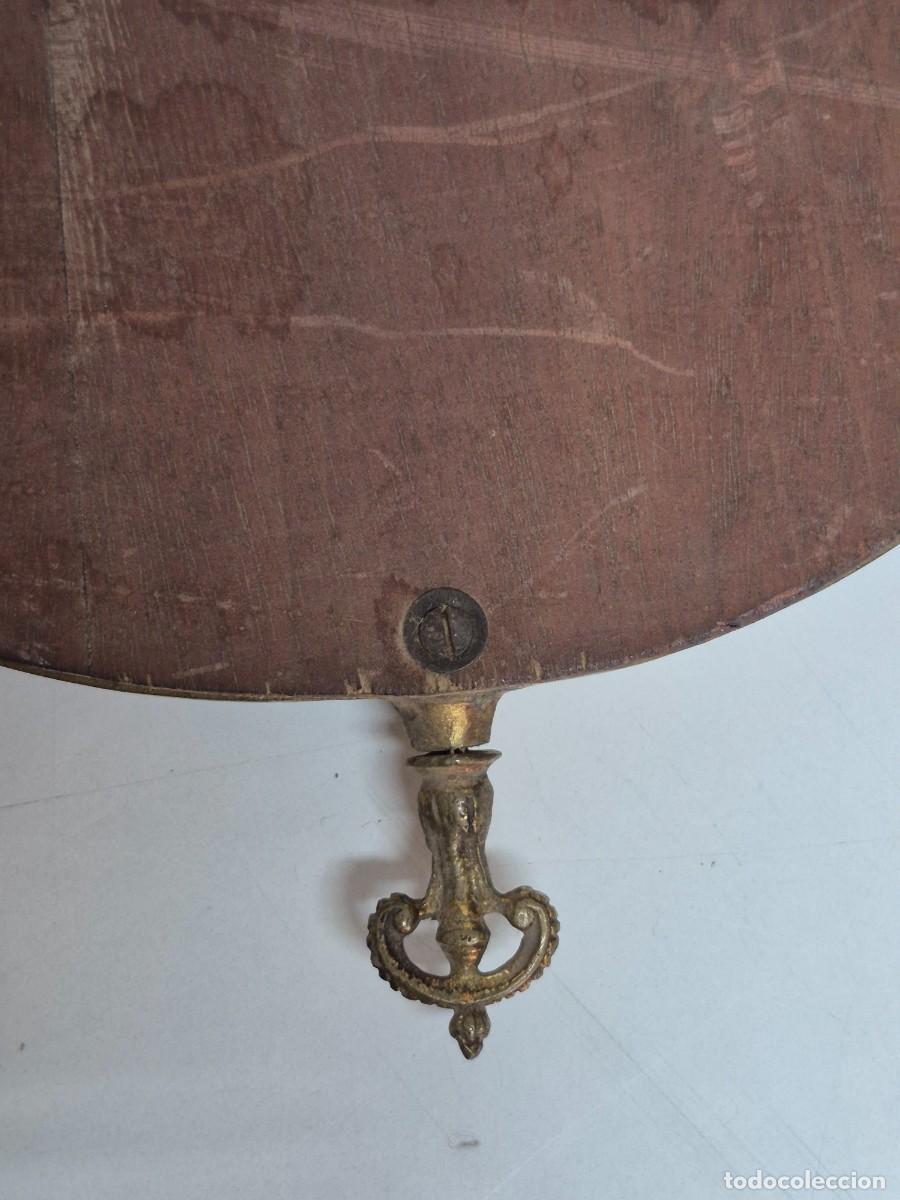 Antig&uuml;edades: Espejo Ovalado, Biselado - Bronce Cincelado - Foto 19