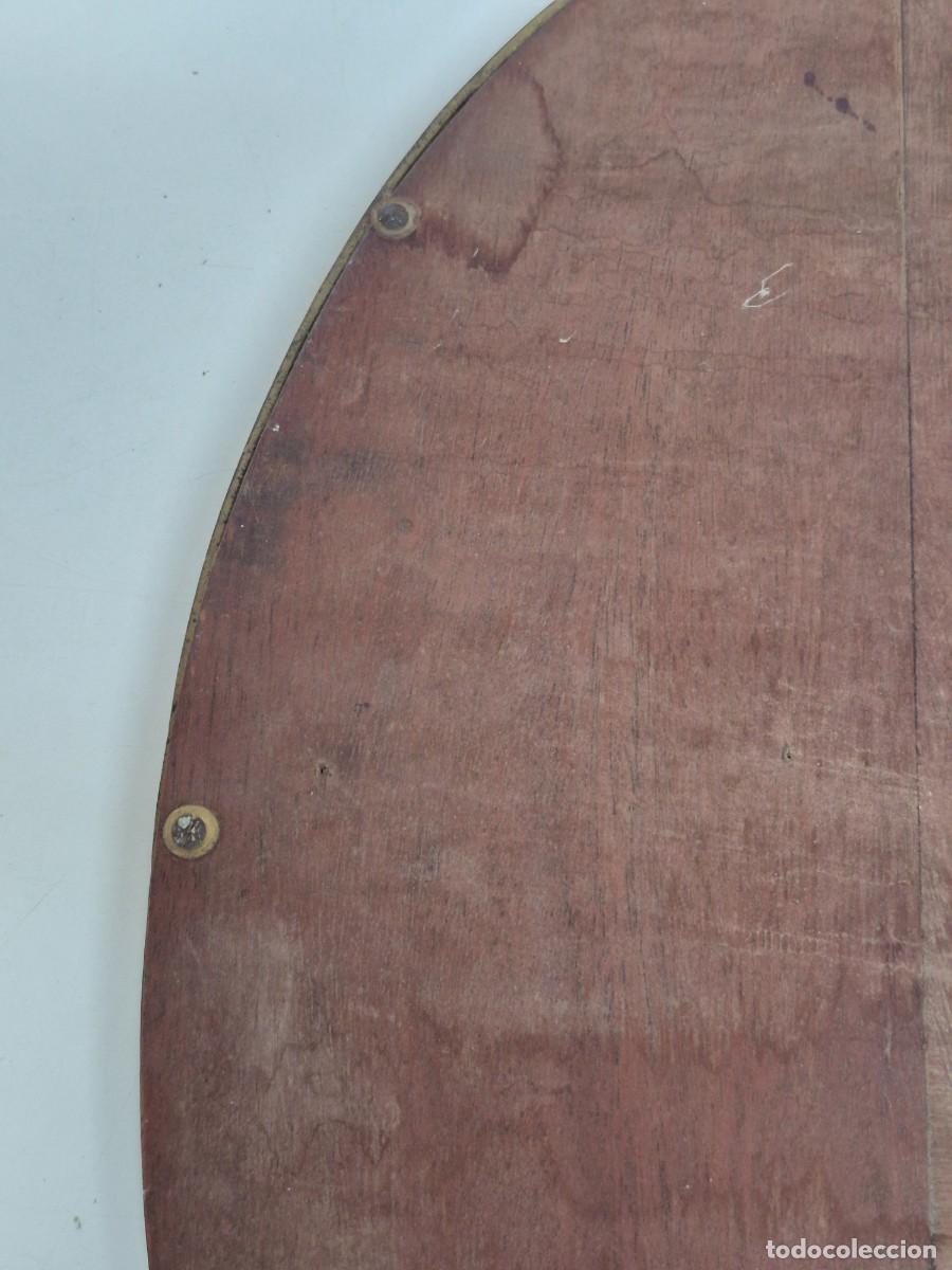 Antig&uuml;edades: Espejo Ovalado, Biselado - Bronce Cincelado - Foto 22