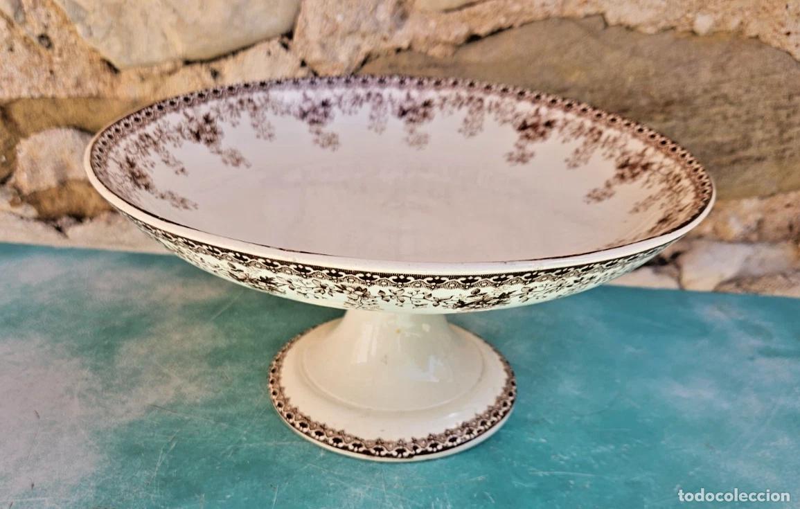 Antig&uuml;edades: ANCIEN COMPOTIER TERRE DE FER MODELE GEORGETTE H.B & Cie CHOISY LEROY BEL ETAT
