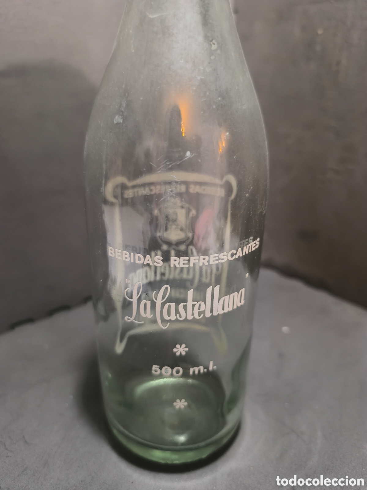 Antig&uuml;edades: Botella antigua de gaseosa - Foto 2