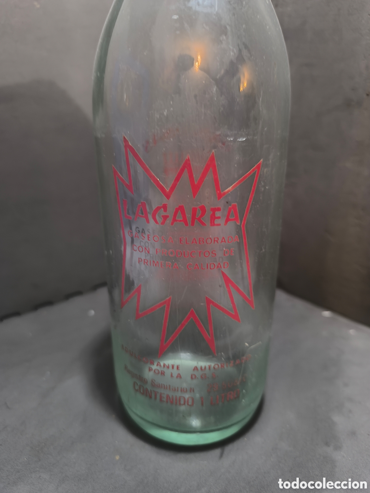 Antig&uuml;edades: Botella antigua de gaseosa - Foto 2