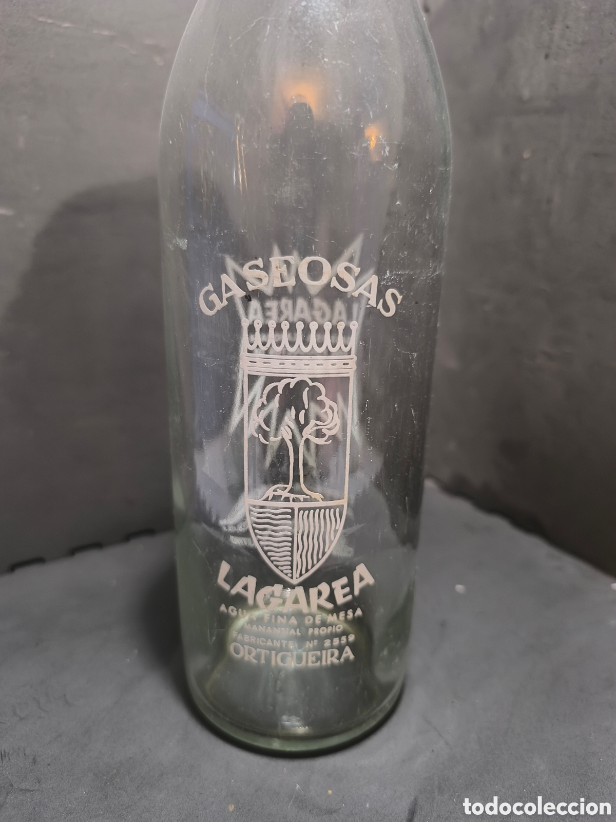 Antig&uuml;edades: Botella antigua de gaseosa - Foto 2