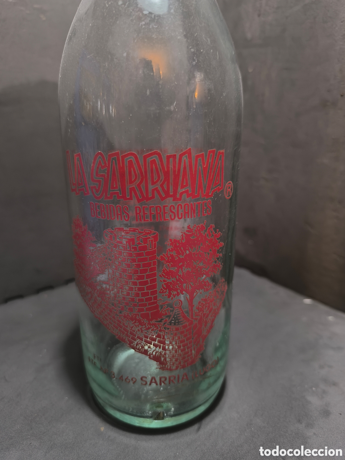 Antig&uuml;edades: Botella antigua de gaseosa