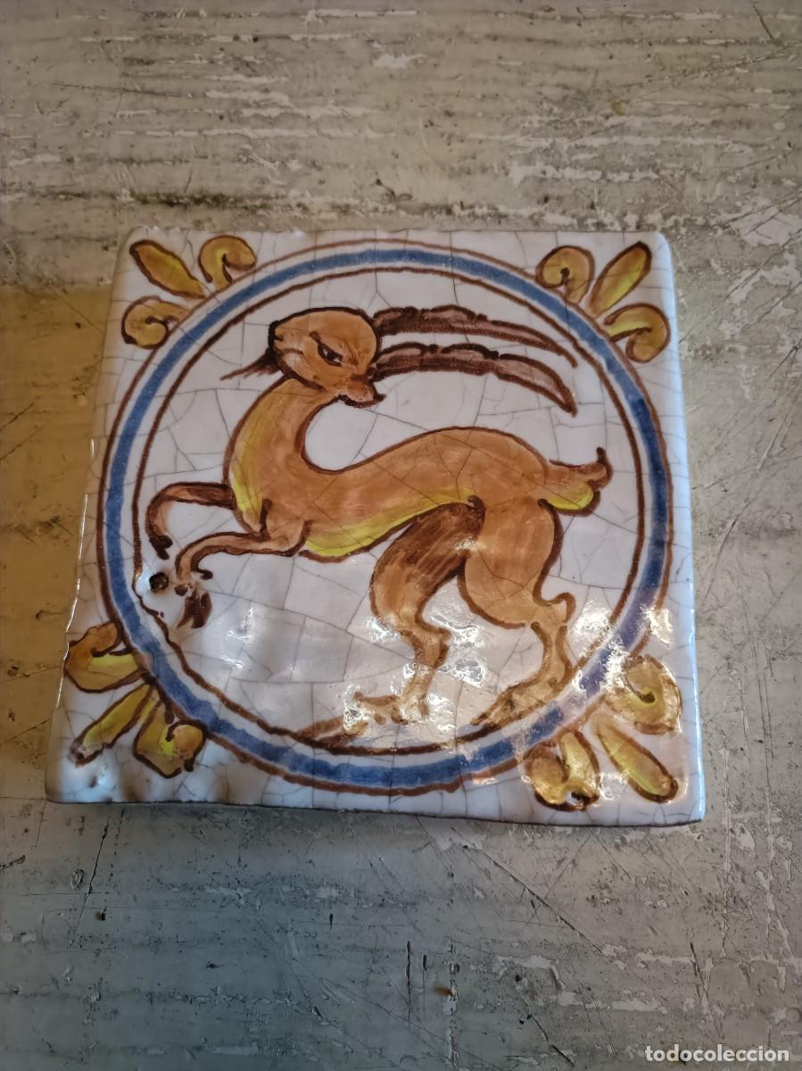 Antig&uuml;edades: AZULEJO ANTIGUO DE TOLEDO - ANGEL PEDRAZA MORIZ