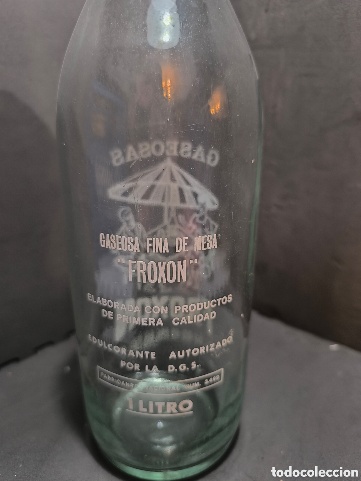 Antig&uuml;edades: Botella antigua de gaseosa - Foto 2