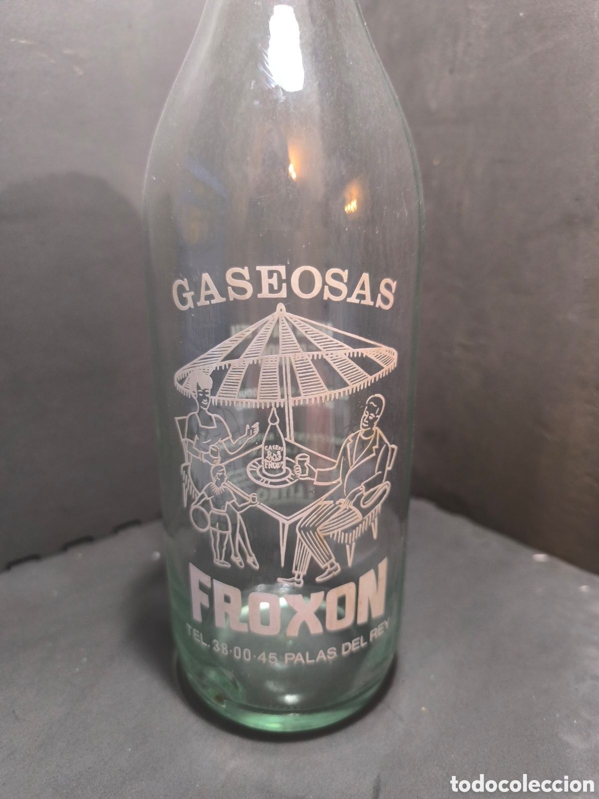 Antig&uuml;edades: Botella antigua de gaseosa