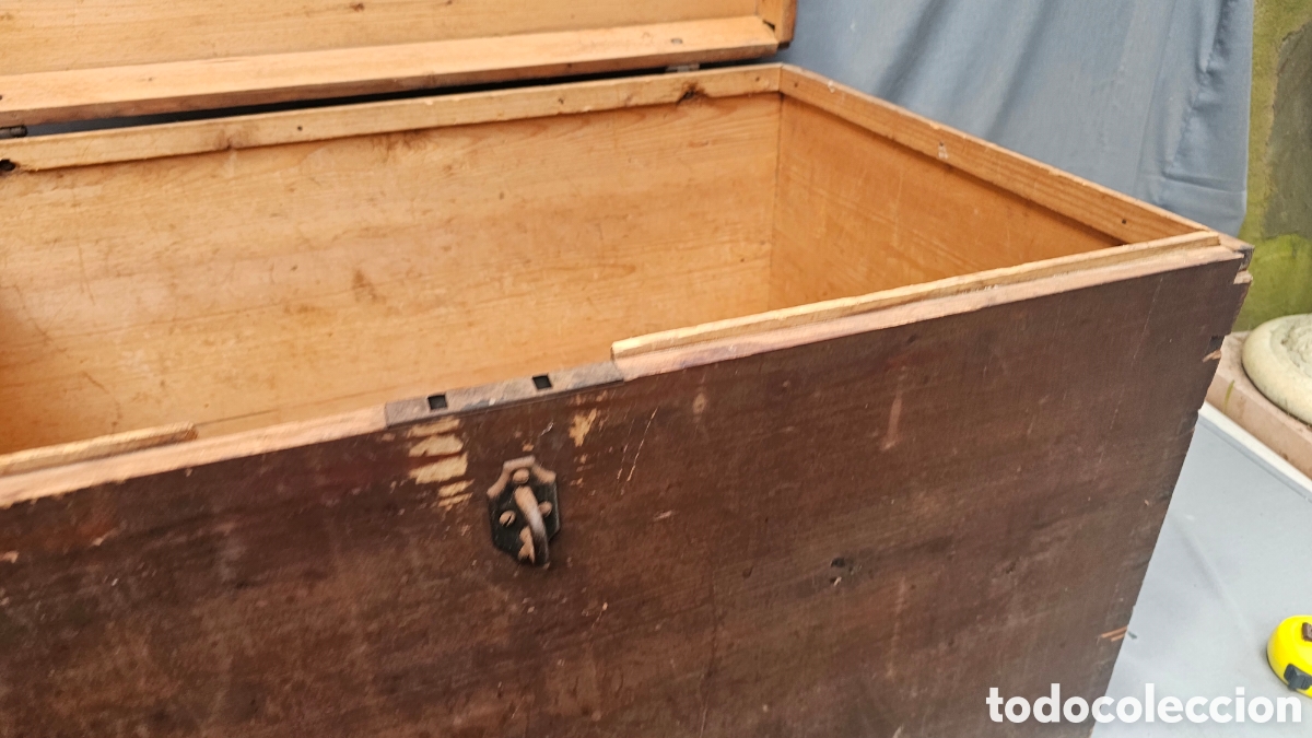 Antig&uuml;edades: Ba&uacute;l antiguo de madera - Foto 16