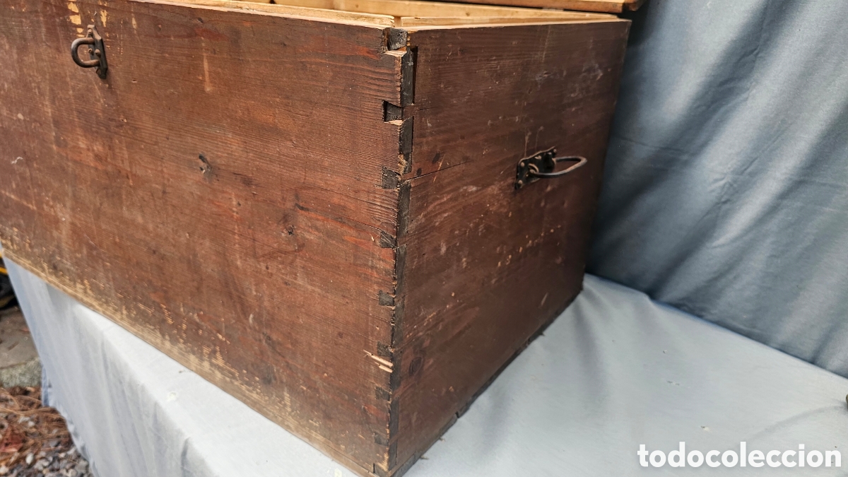 Antig&uuml;edades: Ba&uacute;l antiguo de madera - Foto 20