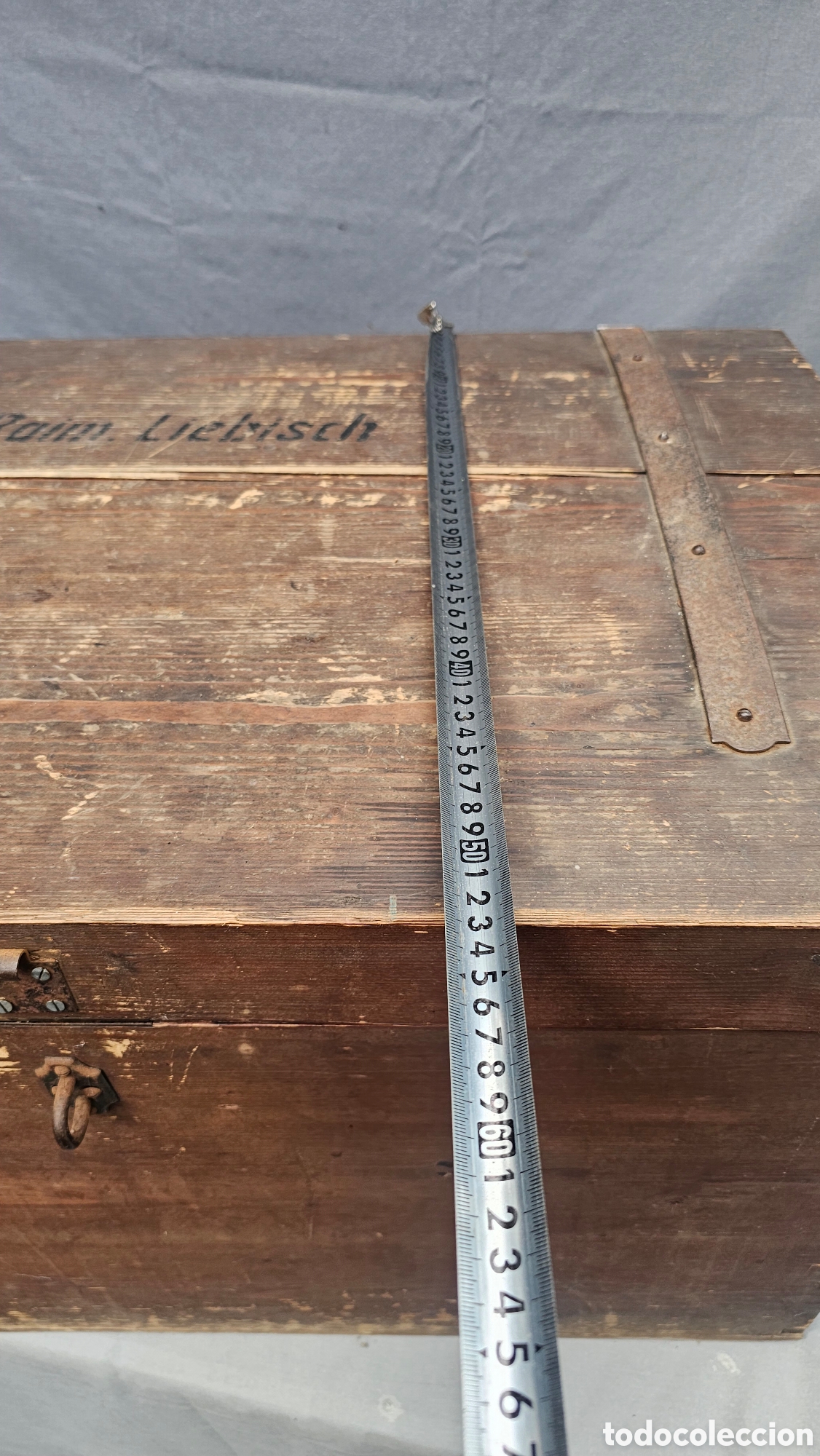 Antig&uuml;edades: Ba&uacute;l antiguo de madera - Foto 26
