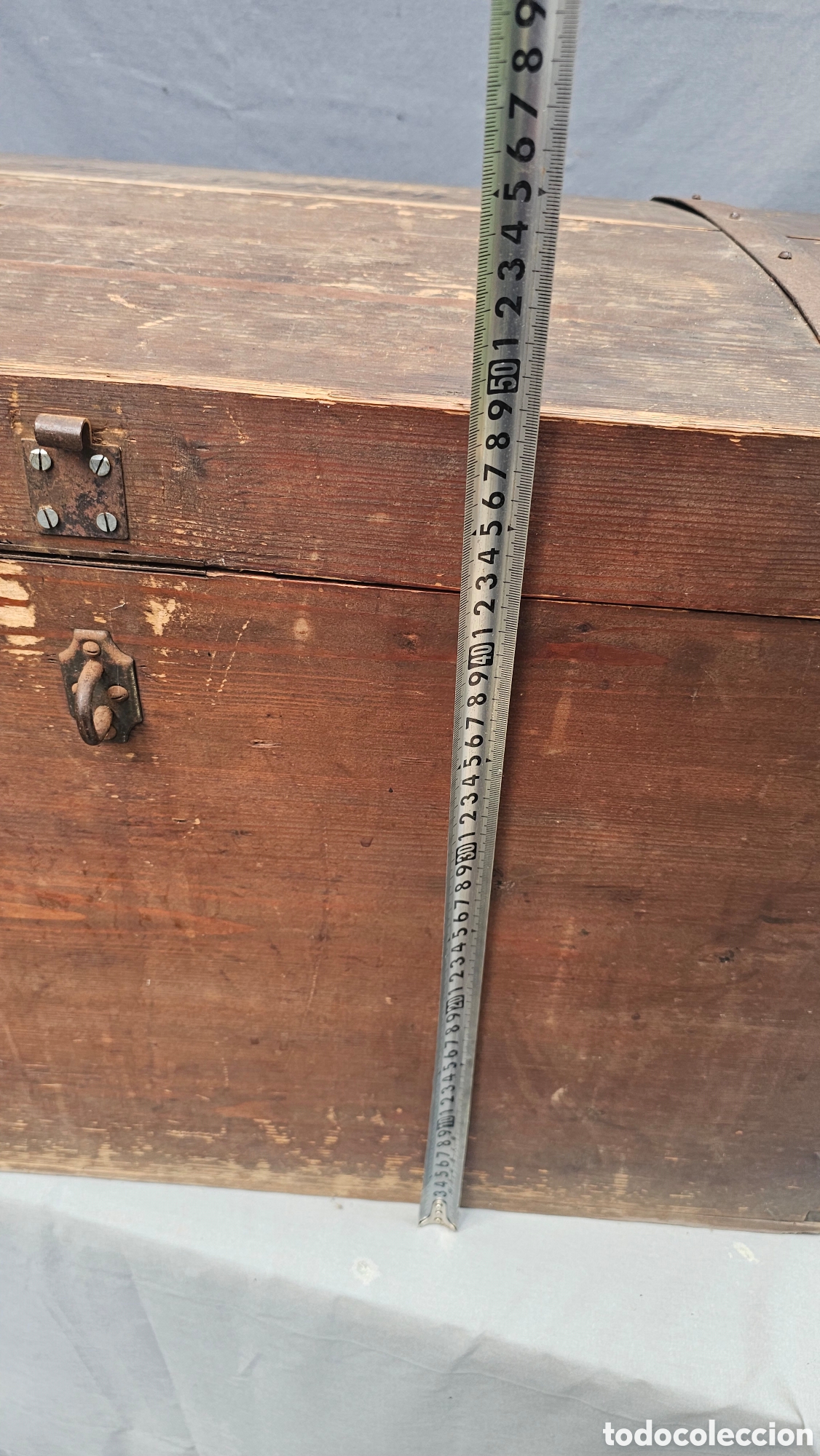 Antig&uuml;edades: Ba&uacute;l antiguo de madera - Foto 27