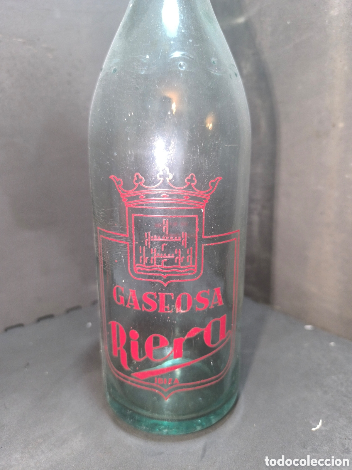 Antig&uuml;edades: Botella antigua de gaseosa