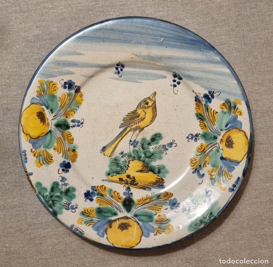 Antiguidades: Plato decorativo cer&aacute;mica valenciana Manises Ribesalbes