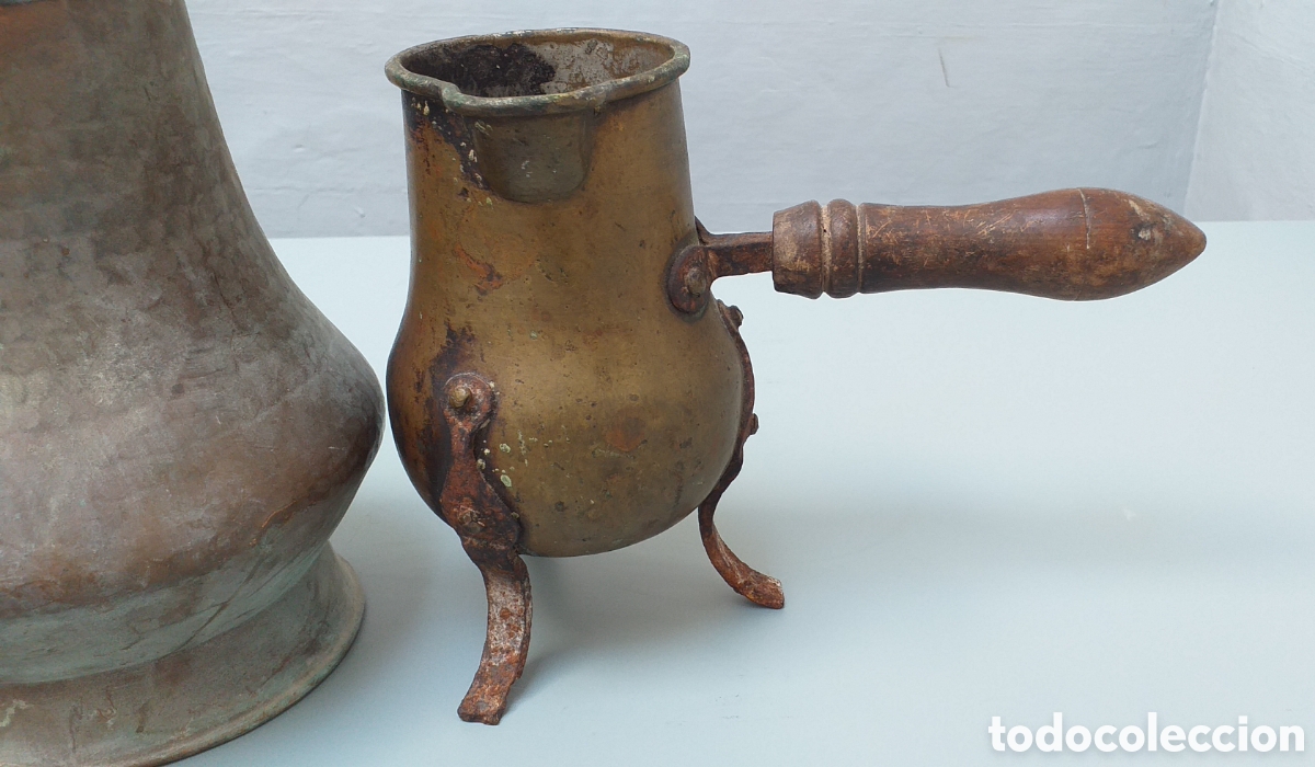 Antig&uuml;edades: Pareja de chocolateras antiguas - Foto 6