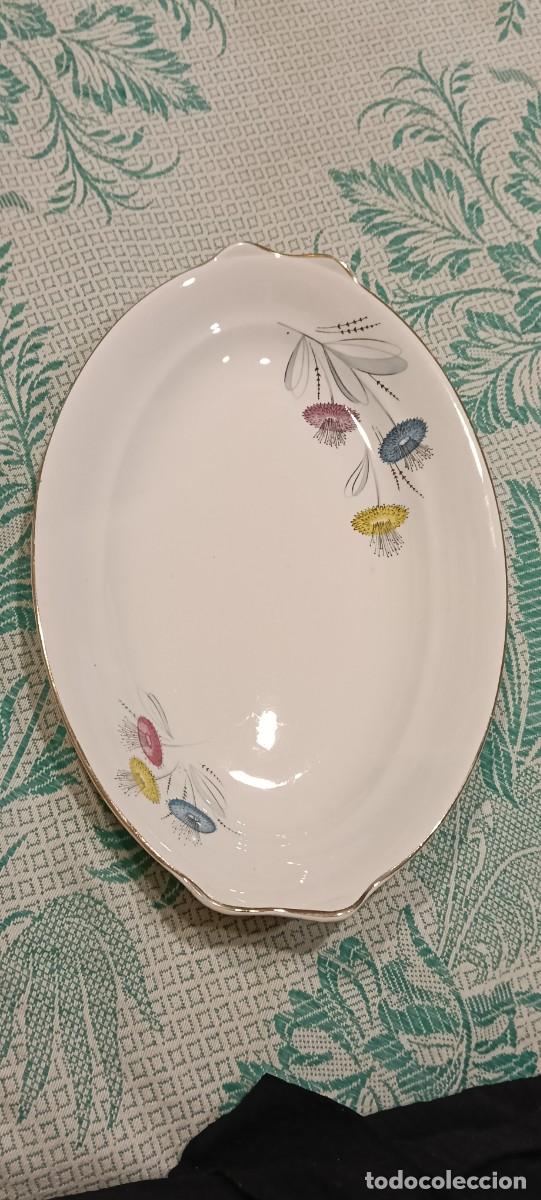 Oggetti Antichi: Gran fuente / Bandeja ovalada vintage 36 x 23,5 cm - Royal China Vigo (A&ntilde;os 50-60)