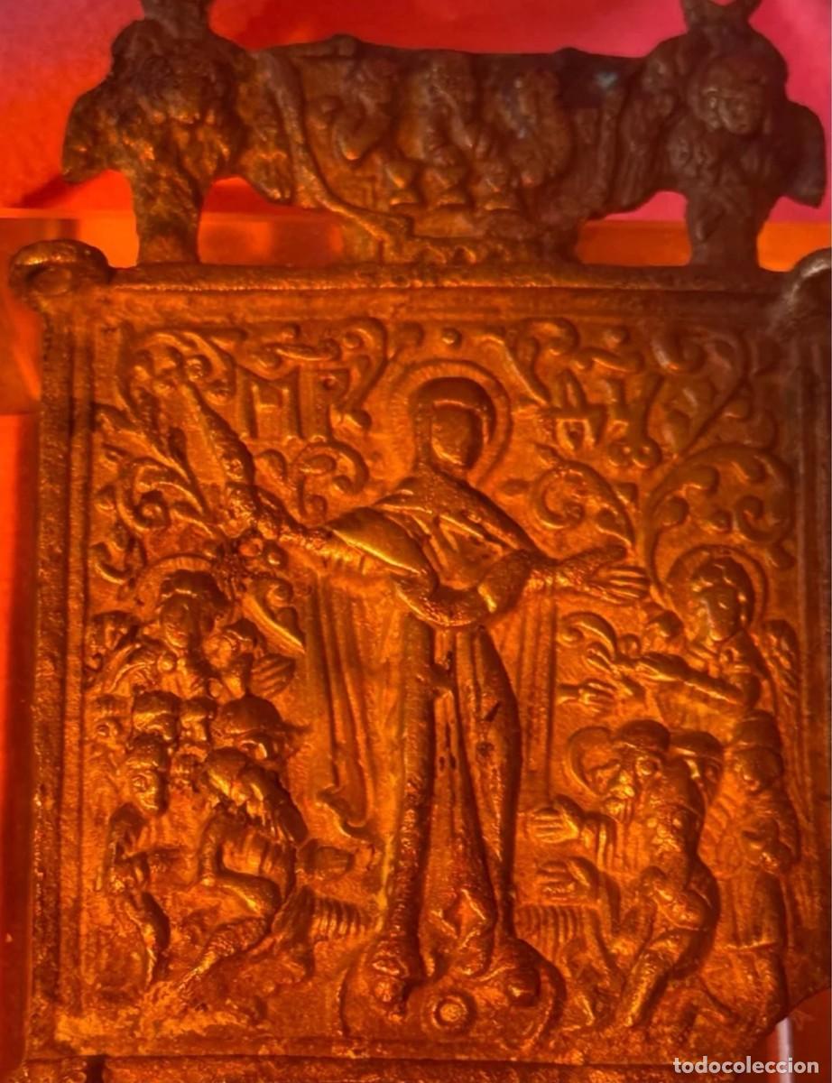 Antig&uuml;edades: Cobre Icono ortodoxo - Foto 2