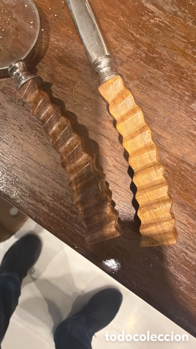 Antig&uuml;edades: JUEGO ABRECARTAS Y LUPA - Foto 3