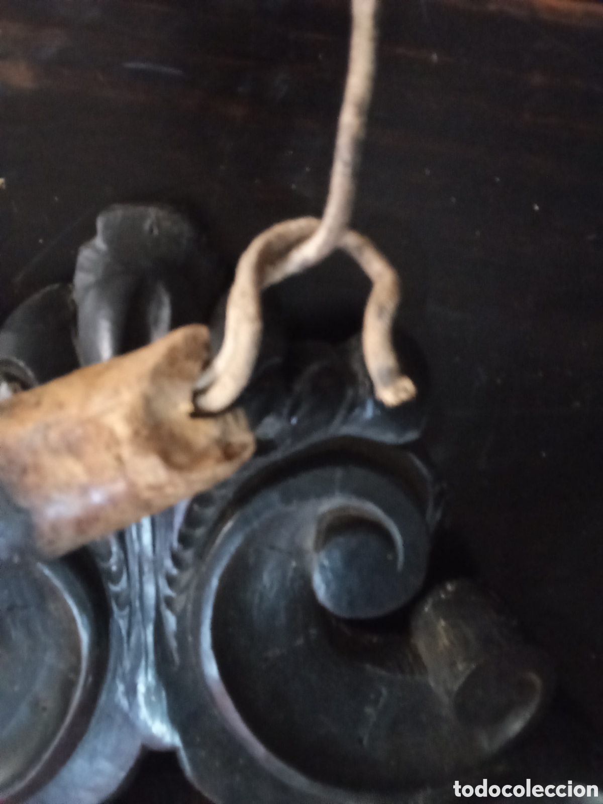 Antig&uuml;edades: Apliques antiguos de madera - Foto 4