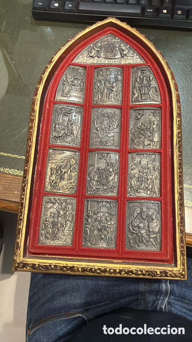 Antig&uuml;edades: RETABLO NAVIDE&Ntilde;O DE PLACAS