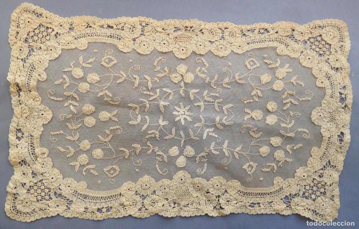 Antig&uuml;edades: ANTIGUO ENCAJE DE PRINCESA - IMAGEN NOVIA S.XIX