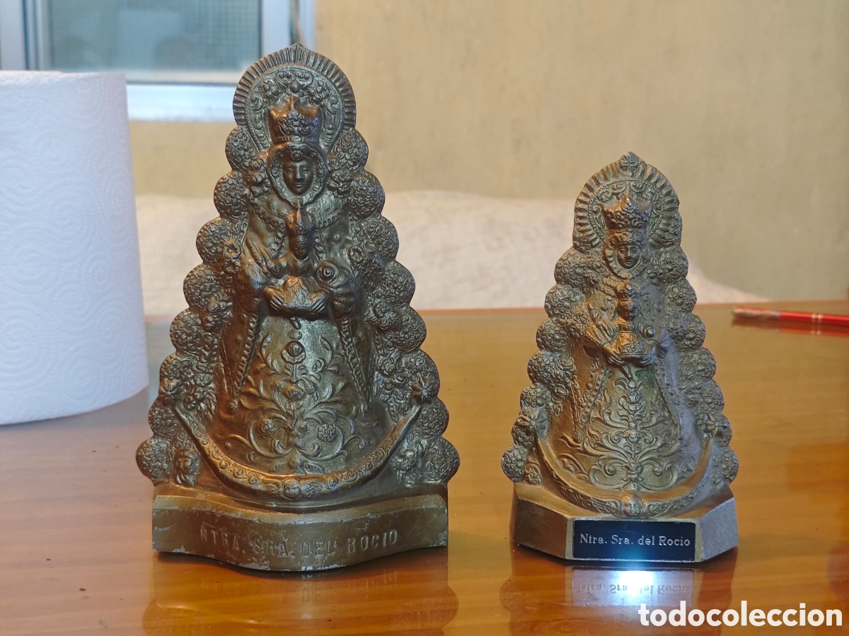 Antig&uuml;edades: Figuras de Nuestra Se&ntilde;ora del Roc&iacute;o.