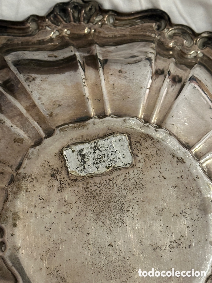 Antig&uuml;edades: Bandejas de plata antiguas - Foto 3