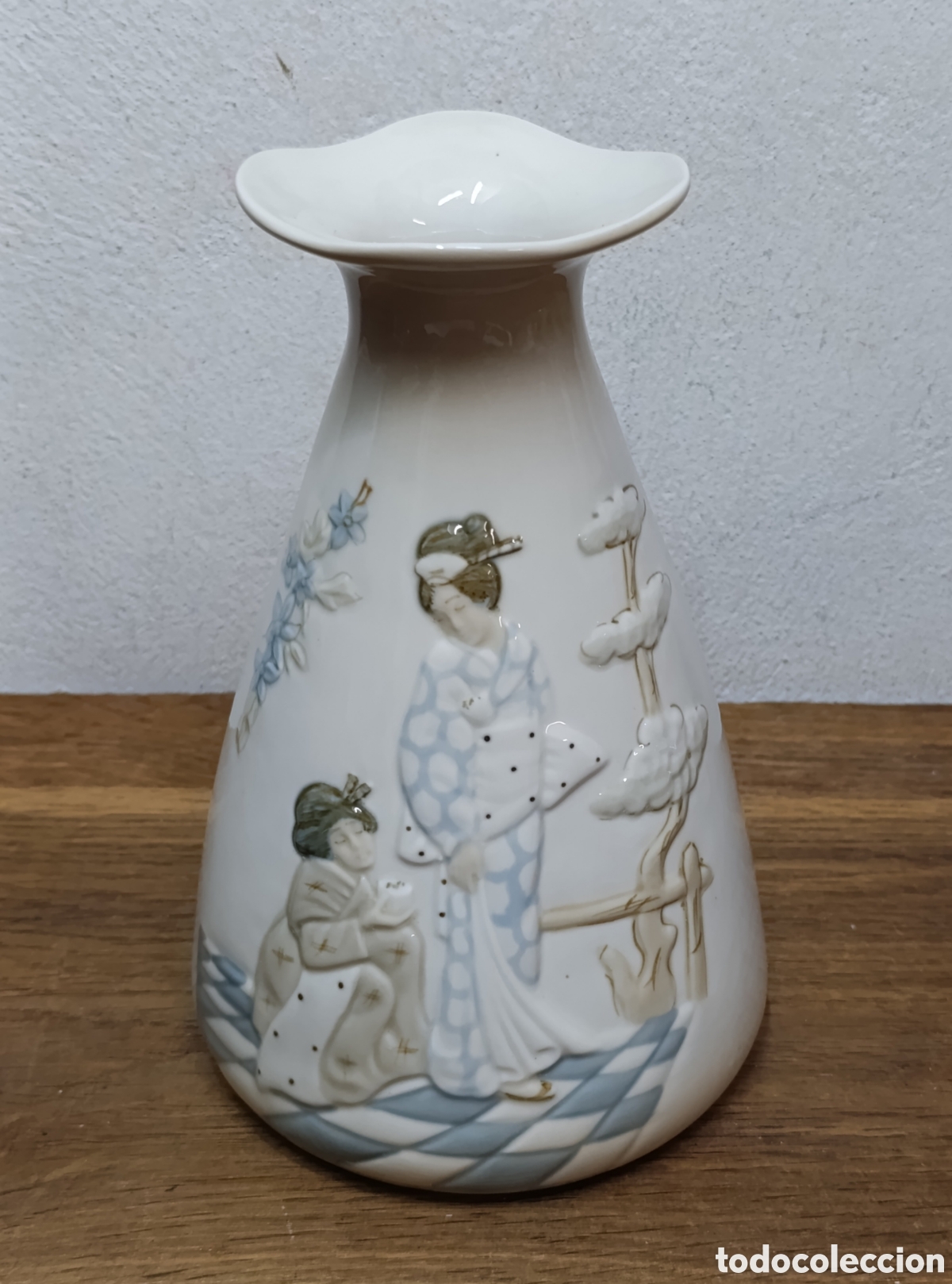 Antiquit&auml;ten: ANTIGUO JARR&Oacute;N DE PORCELANA VALENCIANA DEL CERAMISTA MIQUEL REQUENA, FIRMADO PORCEVAL.
