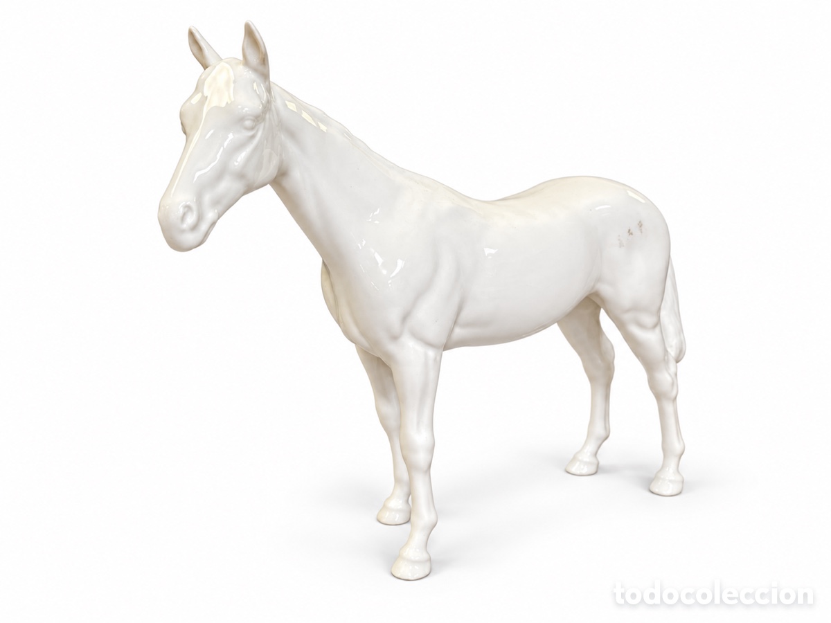 Antig&uuml;edades: Caballo de carreras By Arthur Gredington para Beswick Inglaterra 1950&rsquo;s