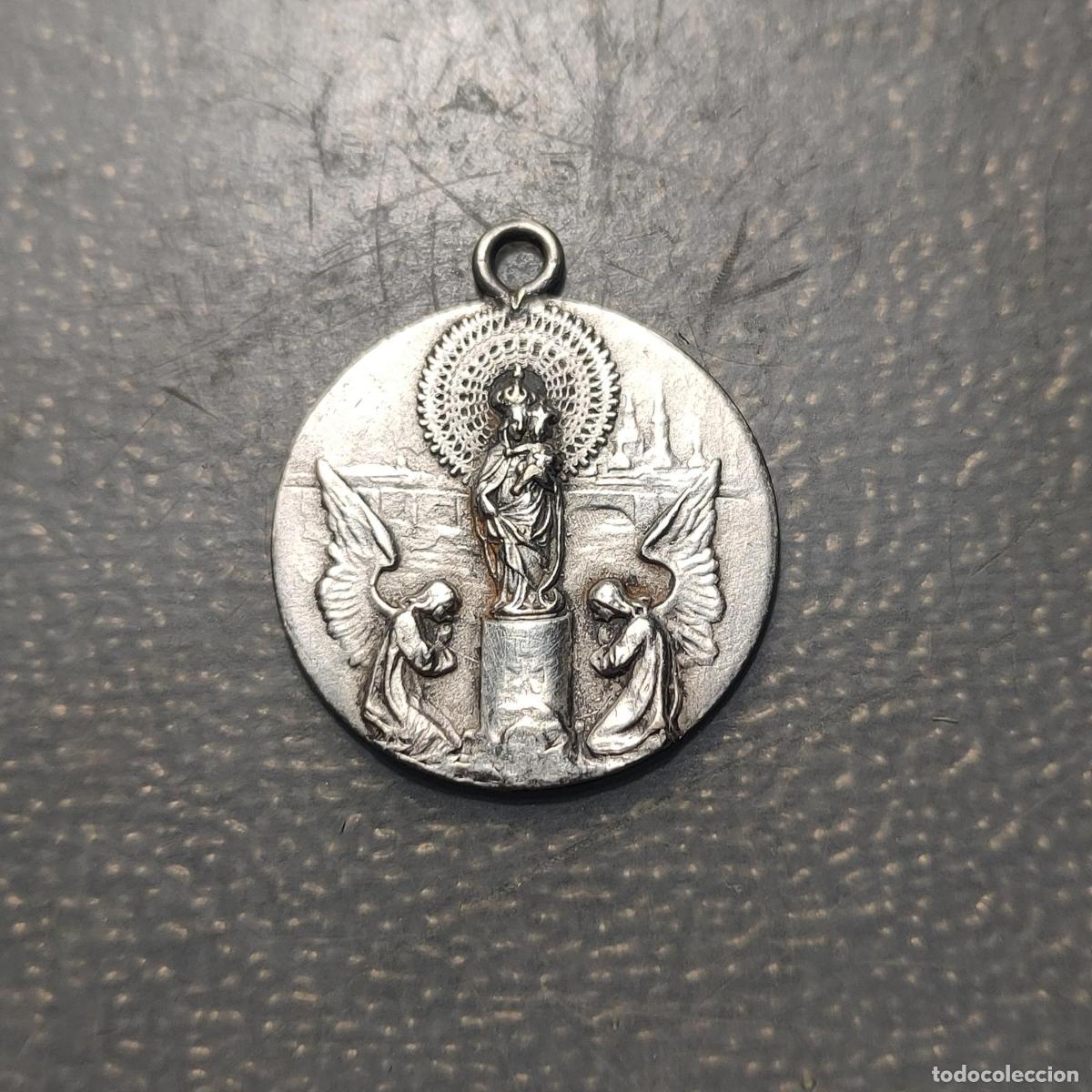 Antig&uuml;edades: MEDALLA RELIGIOSA ZARAGOZA VIRGEN DEL PILAR