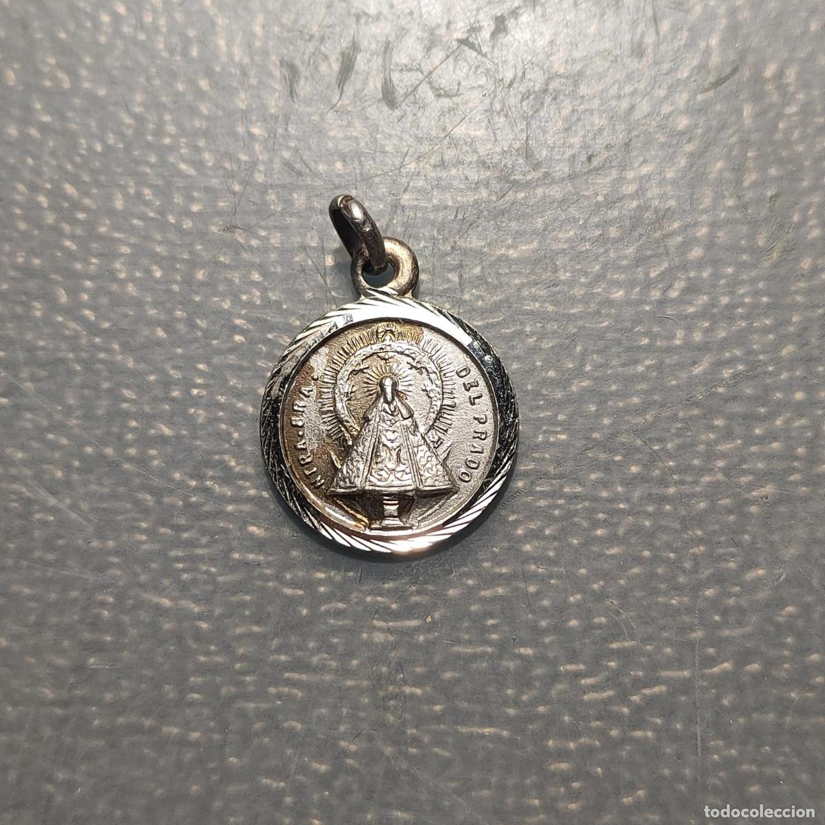 Antig&uuml;edades: MEDALLA RELIGIOSA TALAVERA DE LA REINA NUESTRA SE&Ntilde;ORA DEL PRADO PLATA