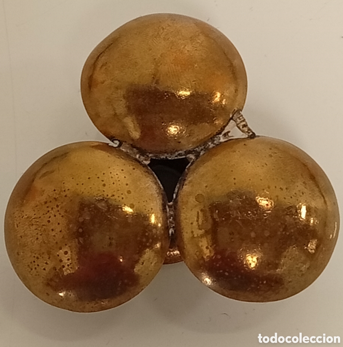 Antig&uuml;edades: .PALMATORIA DE BRONCE DE MONEDAS DE 5 PESETAS - Foto 3