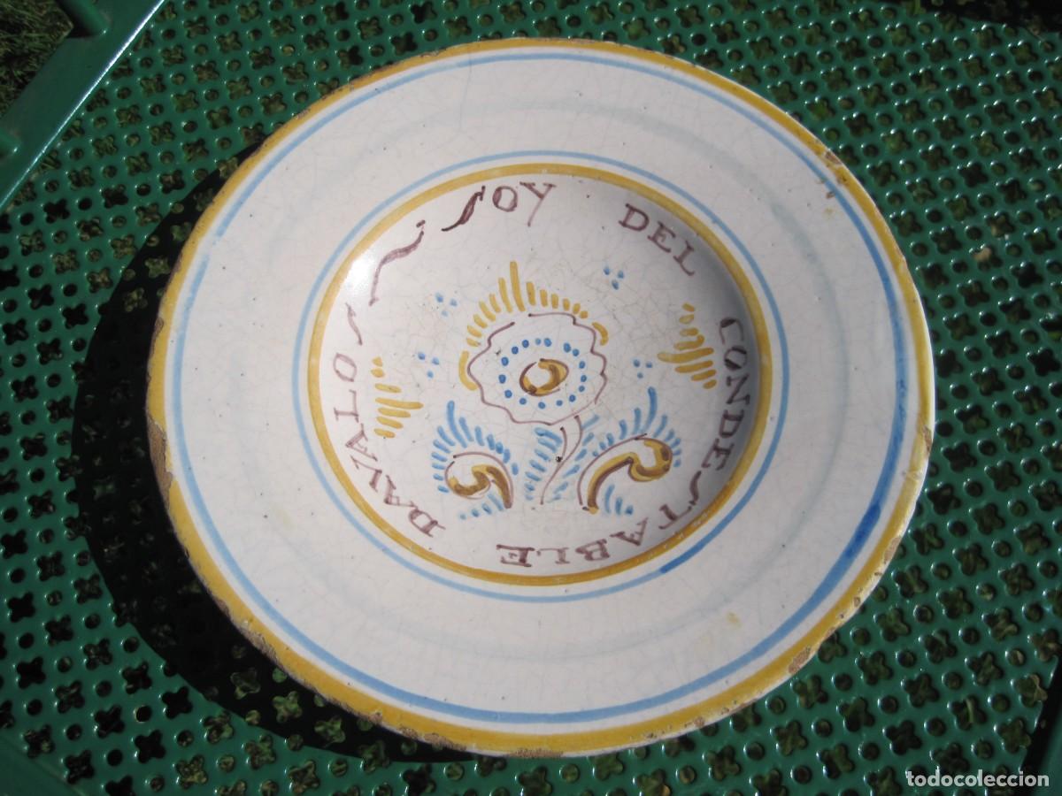 Antig&uuml;edades: SOY DEL CONDESTABLE D&Aacute;VALOS - PLATO DE CER&Aacute;MICA - ILITURGI S.A. - AND&Uacute;JAR, JA&Eacute;N