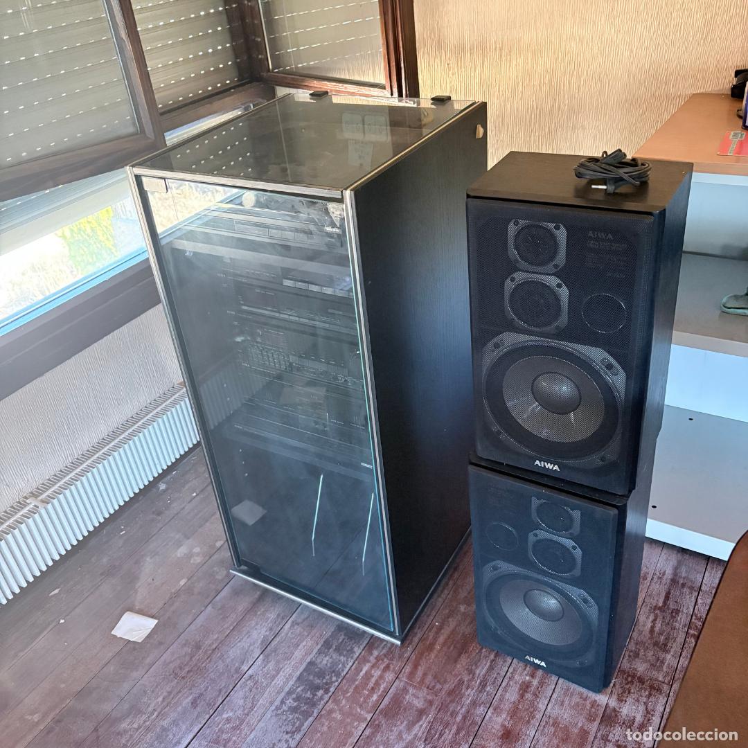 Antig&uuml;edades: Cadena Hi-Fi Aiwa modular con altavoces