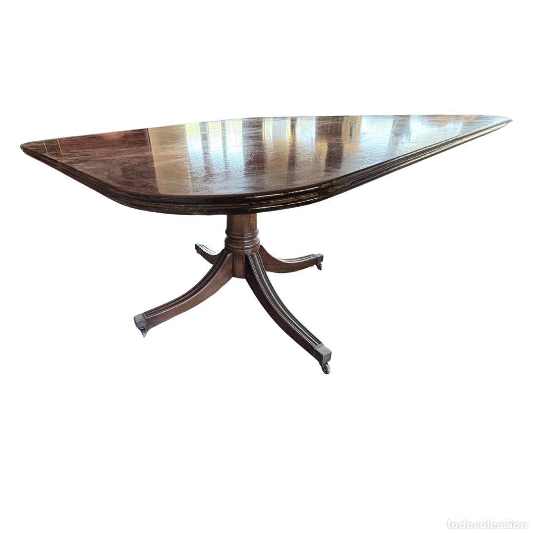 Antig&uuml;edades: Mesa antigua regulable en altura 119 cm - Foto 8