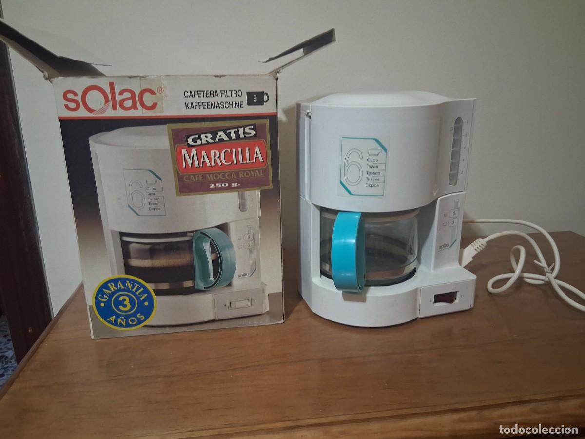 Antig&uuml;edades: Cafetera el&eacute;ctrica Solac modelo 132 edici&oacute;n promocional cafe Marcilla