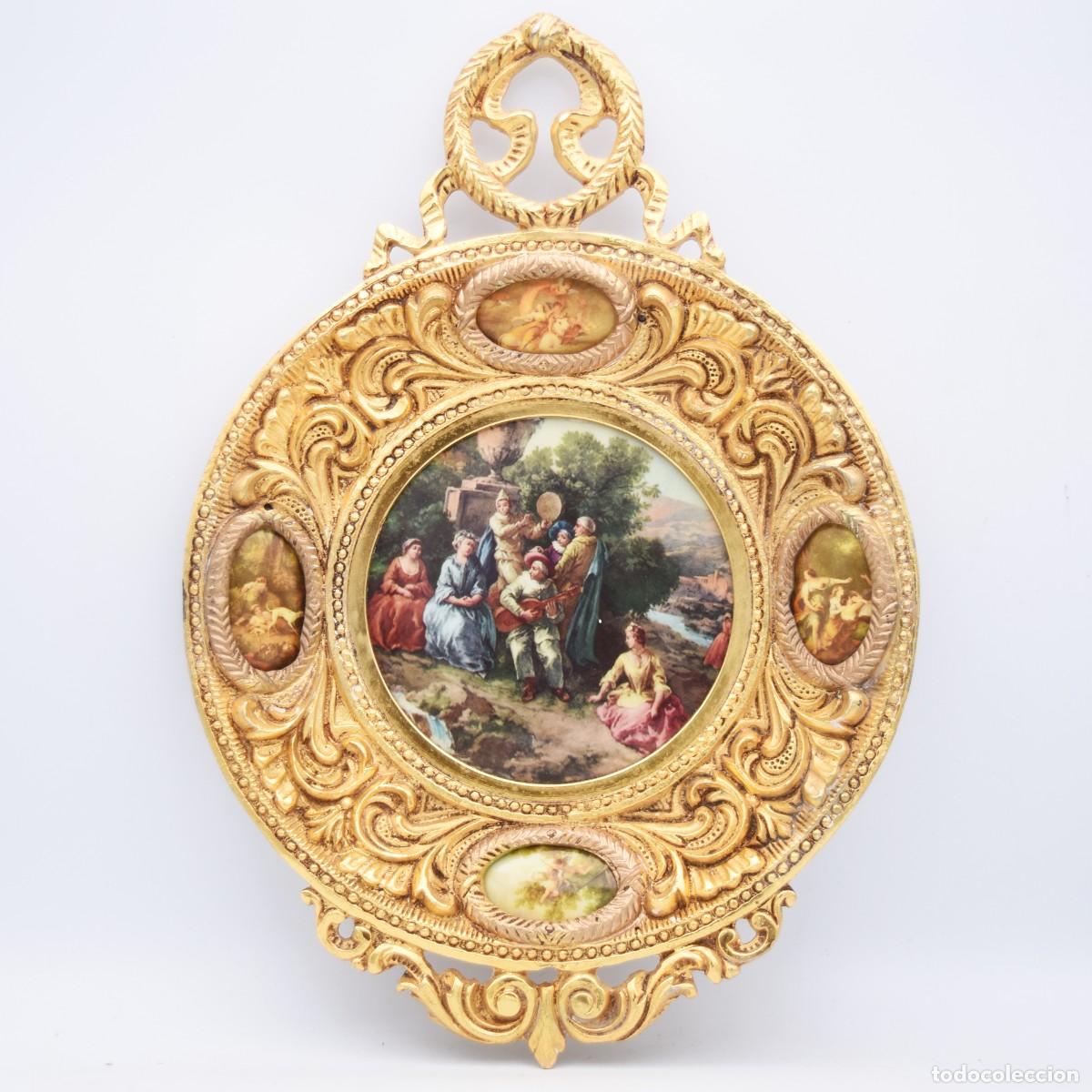 Antig&uuml;edades: Decoraci&oacute;n de pared / plato o medall&oacute;n - Foto 8