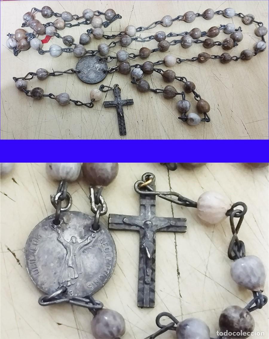 Antig&uuml;edades: ANTIGUO ROSARIO JUAN PABLO II JUBILAEUM 1983 65 CM