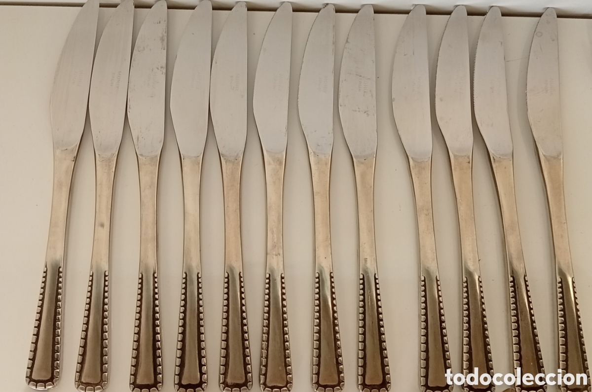Antig&uuml;edades: .CUCHILLOS Y TENEDORES MARCA MONIX - Foto 3