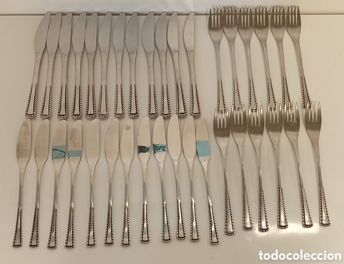 Antig&uuml;edades: .CUCHILLOS Y TENEDORES MARCA MONIX