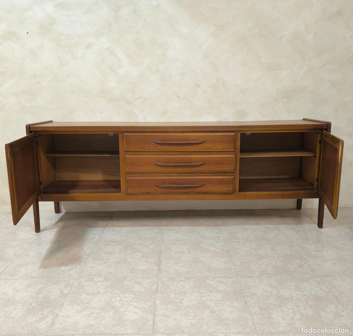 Antig&uuml;edades: APARADOR MADERA TECA MID CENTURY - Foto 2