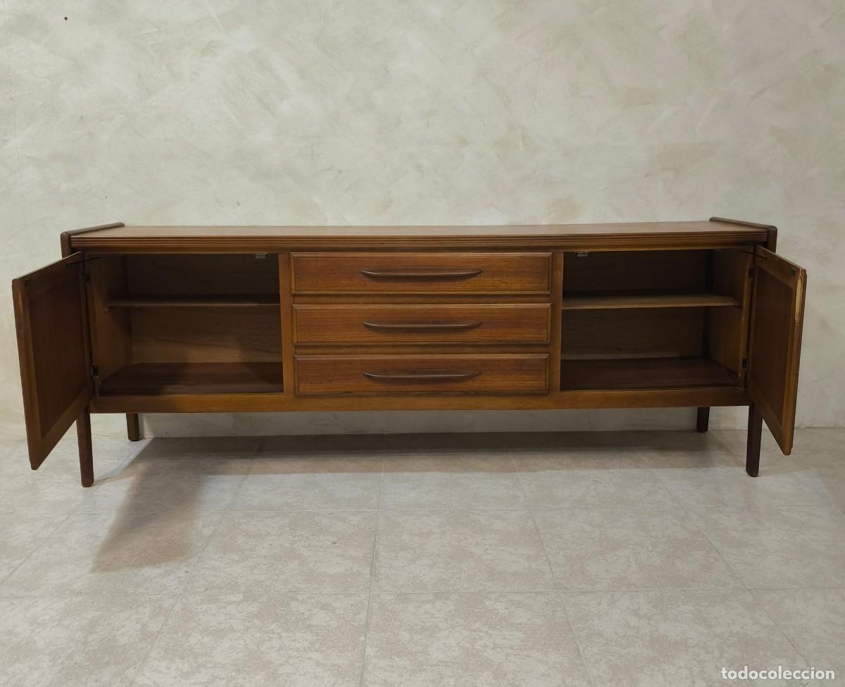 Antig&uuml;edades: APARADOR MADERA TECA MID CENTURY - Foto 5
