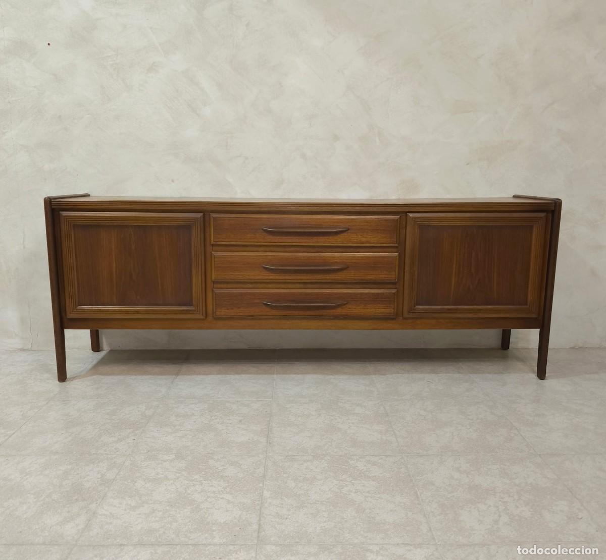 Antig&uuml;edades: APARADOR MADERA TECA MID CENTURY - Foto 8