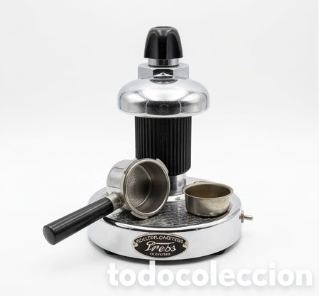 Antig&uuml;edades: Antigua Electro-Cafetera Press Patentada &ndash; A&ntilde;os 50,dise&ntilde;o industrial espa&ntilde;ol