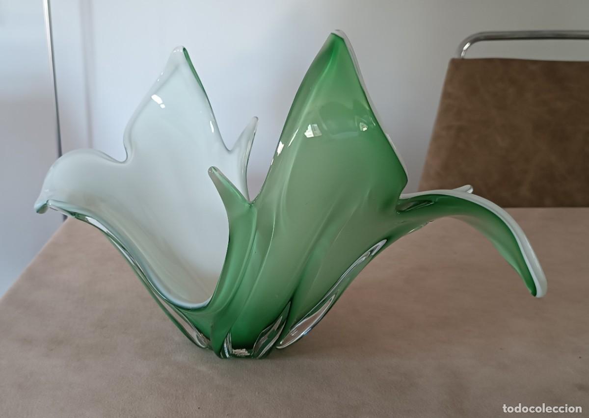 Antig&uuml;edades: CENTRO DE MESA DE CRISTAL DE MURANO