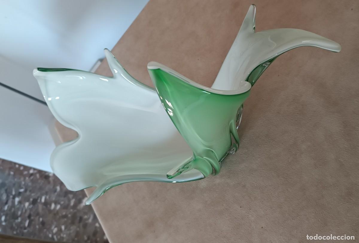 Antig&uuml;edades: CENTRO DE MESA DE CRISTAL DE MURANO - Foto 2