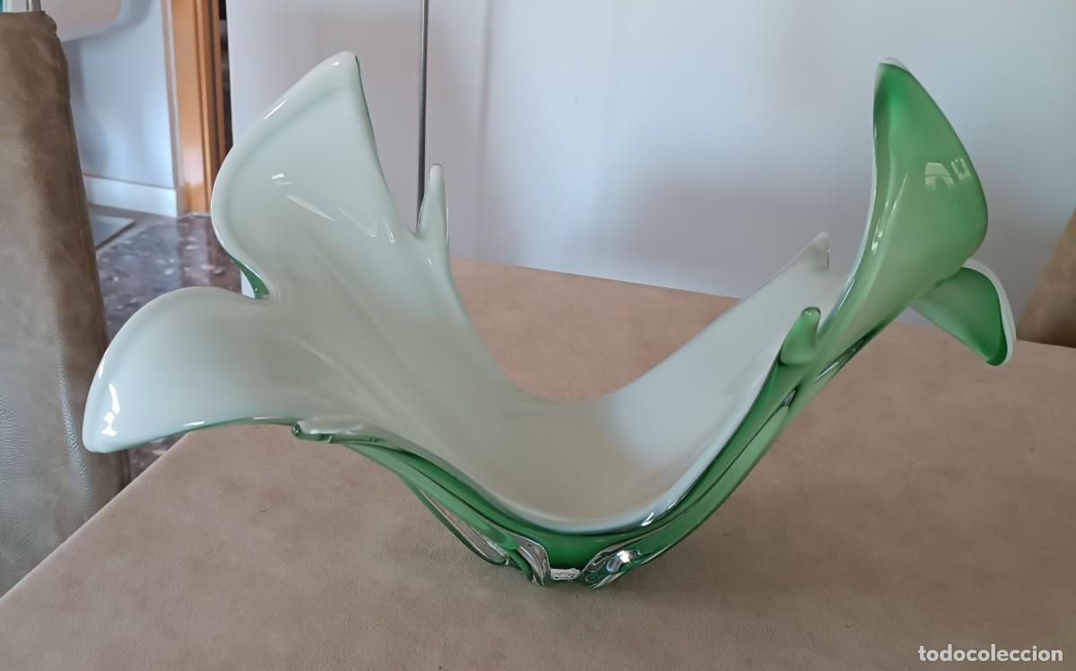 Antig&uuml;edades: CENTRO DE MESA DE CRISTAL DE MURANO - Foto 3