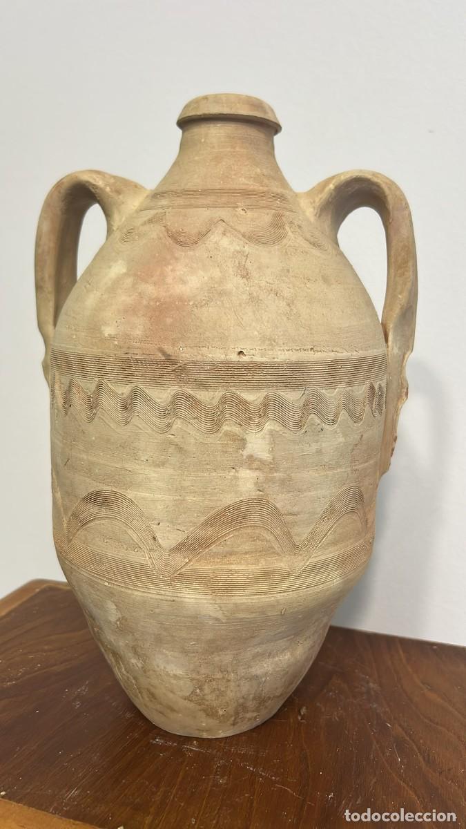 Antig&uuml;edades: BOTIJA DE SALVATIERRA DE LOS BARROS DE 32 CMS. DE ALTO